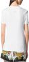 Versace Jeans Couture T-shirt met korte mouwen en verwijderbare charme ketting White Dames - Thumbnail 3