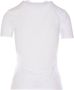 Versace T-shirt met bedrukt logo en hartdetails White Dames - Thumbnail 4