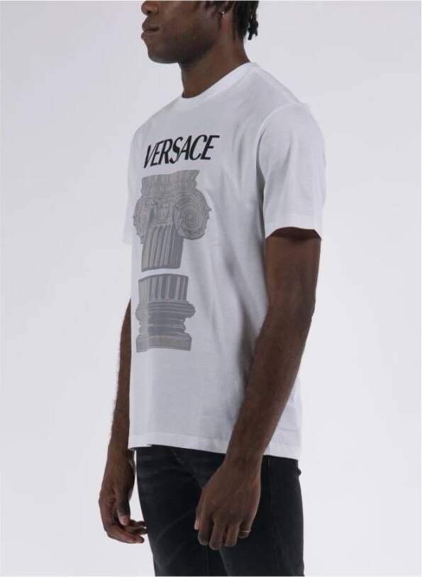 Versace T-Shirts Wit Heren