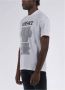 Versace Bedrukt T-shirt met Ronde Hals en Korte Mouwen White Heren - Thumbnail 2