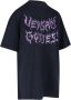 Versace Goddess Print Oversized T-shirt Black Dames - Thumbnail 2