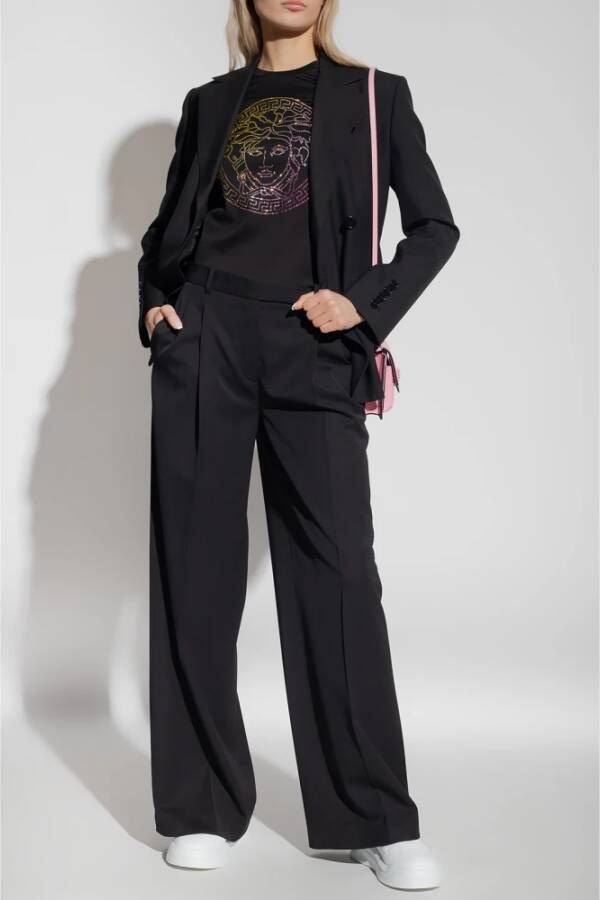 Versace T-shirt Zwart Dames
