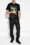 Versace Compacte katoenen jersey T-shirts en polo's Black Heren - Thumbnail 2