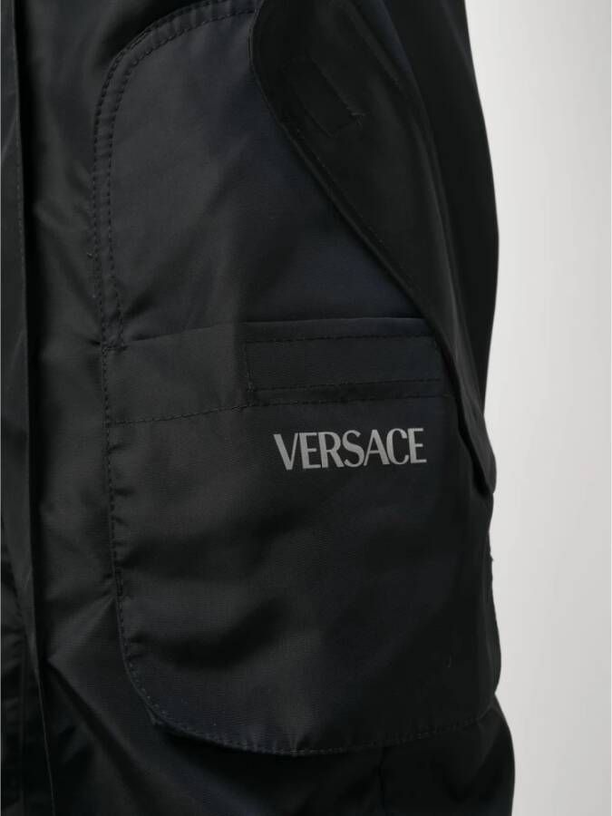 Versace Tapered Trousers Zwart Heren