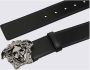 Versace The Medusa Leather Belt Zwart Heren - Thumbnail 6