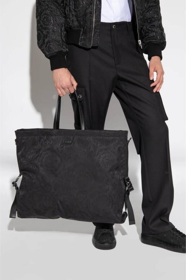 Versace Shopper tas Zwart Heren