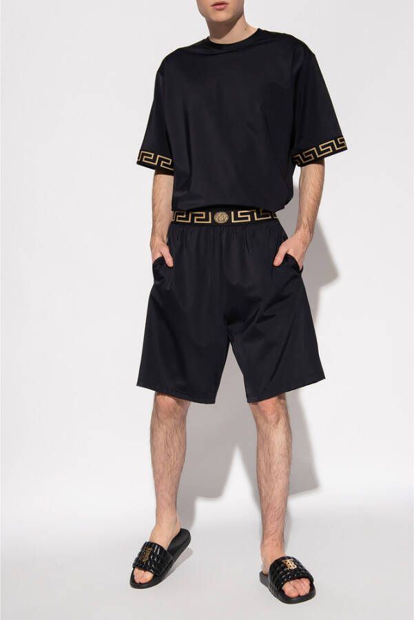 Versace Casual korte broek Zwart Heren