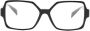 Versace Zwarte Optische Bril Klassieke Stijl Black Dames - Thumbnail 3