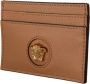 Versace Elegante Medusa Kalfsleren Kaarthouder Portemonnee Brown Dames - Thumbnail 2