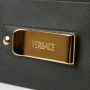 Versace Leren Kaarthouder met Medusa Metalen Plaat Black Heren - Thumbnail 4
