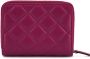 Versace Paarse Gewatteerde Nappa Leren Bifold Portemonnee Purple Dames - Thumbnail 2