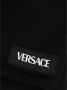 Versace Zwart maagdelijke wol meisjes sjaal Black Unisex - Thumbnail 2