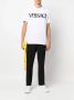 Versace Witte Barocco Silhouette Logo T-Shirt Wit Heren - Thumbnail 4