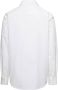 Versace Witte Katoenen Overhemd met Gespsluiting White Heren - Thumbnail 2