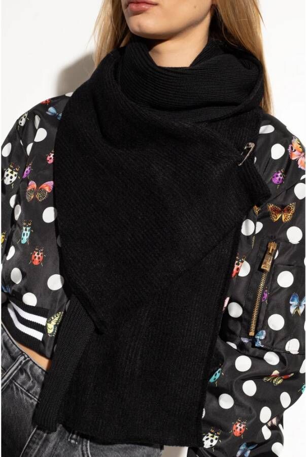 Versace Wollen sjaal Zwart Dames