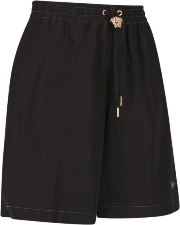 Versace Casual Shorts Zwart Heren
