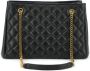 Versace Zwarte Gewatteerde Nappa Leren Medusa Tote Handtas Black Dames - Thumbnail 1