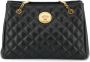 Versace Zwarte Gewatteerde Nappa Leren Medusa Tote Handtas Black Dames - Thumbnail 2