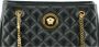 Versace Zwarte Gewatteerde Nappa Leren Medusa Tote Handtas Black Dames - Thumbnail 4