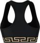 Versace Zwarte Racer Back Shirt met Greca Rand Zwart Dames - Thumbnail 7