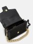 Versace Jeans Couture Zwarte gewatteerde schoudertas met logogesp Black Dames - Thumbnail 1