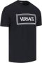 Versace Vintage Logo Zwarte T-shirts en Polos Black Heren - Thumbnail 3