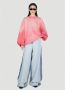 Vetements Inside Out Jeans met hoge taille Blauw Dames - Thumbnail 2