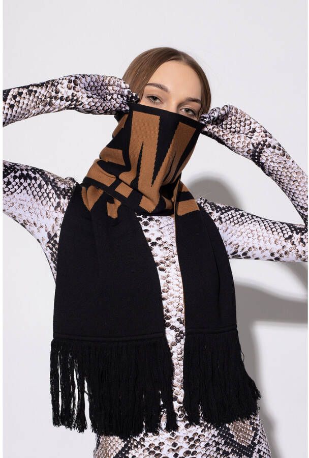 Vetements Sjaal met logo Zwart Unisex