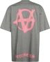 Vetements Moderne Heren T-Shirt in Greymelange en Baby Pink Grijs Heren - Thumbnail 2