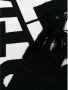 Vetements Zwarte franje logo sjaal voor mannen Zwart Heren - Thumbnail 2