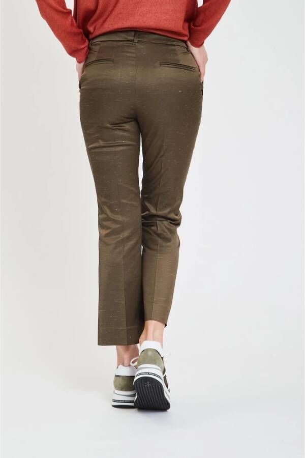 Via Masini 80 Stijlvolle Broek Green Dames