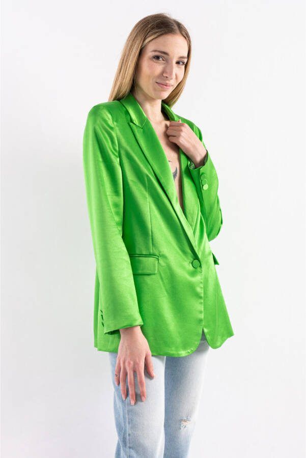ViCOLO Ty0853 single -breasted jassen Groen Dames