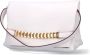 Victoria Beckham Witte Leren Foldover Tas met Gouden Ketting Detail White Dames - Thumbnail 4