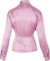 Victoria Beckham Roze Asymmetrische Lichtgewicht Jas voor Vrouwen Pink Dames - Thumbnail 6