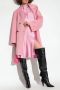 Victoria Beckham Gedrapeerde Jurk Midi Geplooide Rugdetail Pink Dames - Thumbnail 4
