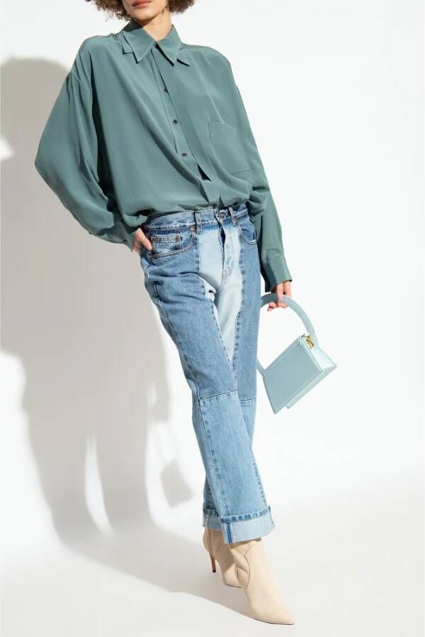 Victoria Beckham High-waisted jeans Blauw Dames