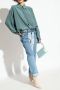 Victoria Beckham 8439 Licht Mid Vintage Gewassen Cropped Jeans Blue Dames - Thumbnail 3
