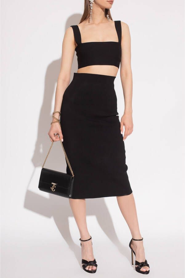 Victoria Beckham The VB Body collection skirt Zwart Dames