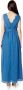 VILA semi-transparante maxi jurk VIRILLA van gerecycled polyester blauw - Thumbnail 8