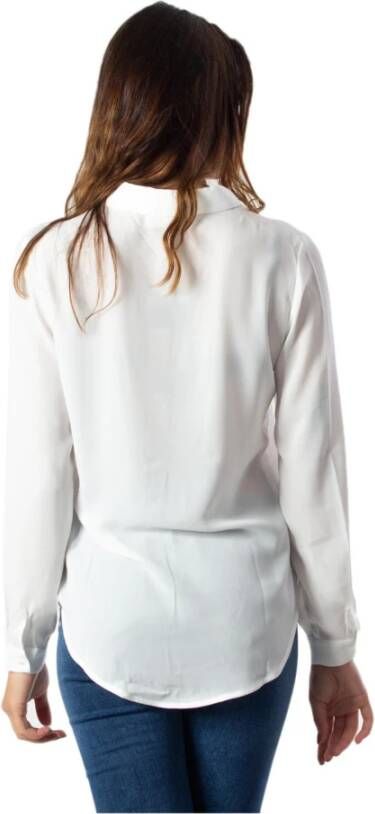 Vila Dames Witte Shirt White Dames