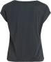 Vila Zwarte V-hals T-shirt voor vrouwen Black Dames - Thumbnail 2