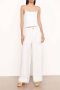 Vince Cargo Broek Bone Elastische Taille Zakken White Dames - Thumbnail 4
