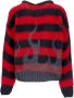 Vision OF Super Zwarte Flames Jumper Streetwear Collectie Rood Dames - Thumbnail 2
