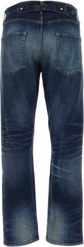 visvim Straight Jeans Blauw Heren