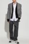 Vivienne Westwood Witte Logo Katoenen Overhemd White Heren - Thumbnail 3