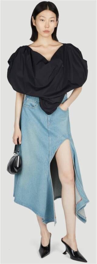 Vivienne Westwood Geborduurde katoenen harttop Zwart Dames