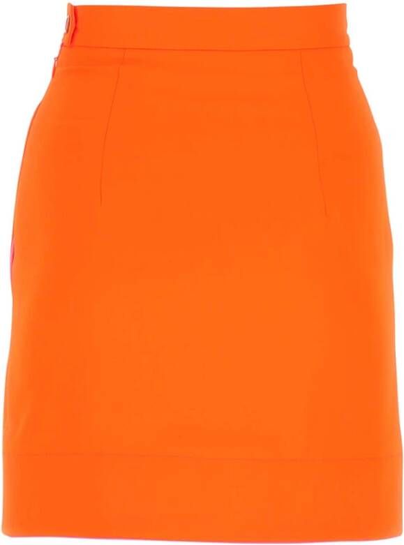 Vivienne Westwood Oranje polyester minirok Oranje Dames
