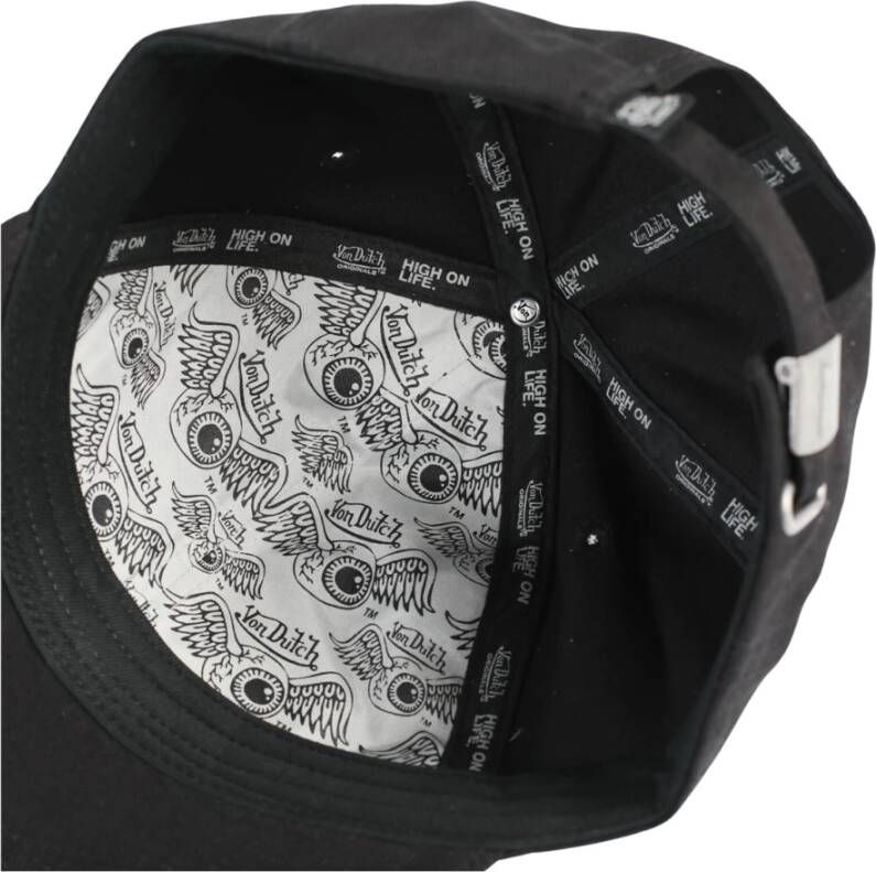 Von Dutch Cap Dad Zwart Unisex
