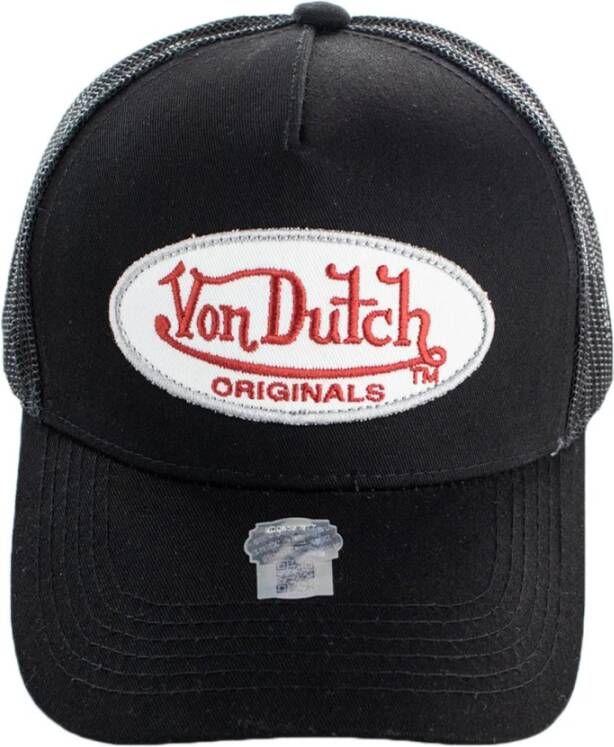 Von Dutch Pet logo Zwart Heren