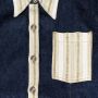 Wales Bonner Miles denim Overhemd Blauw Heren - Thumbnail 2